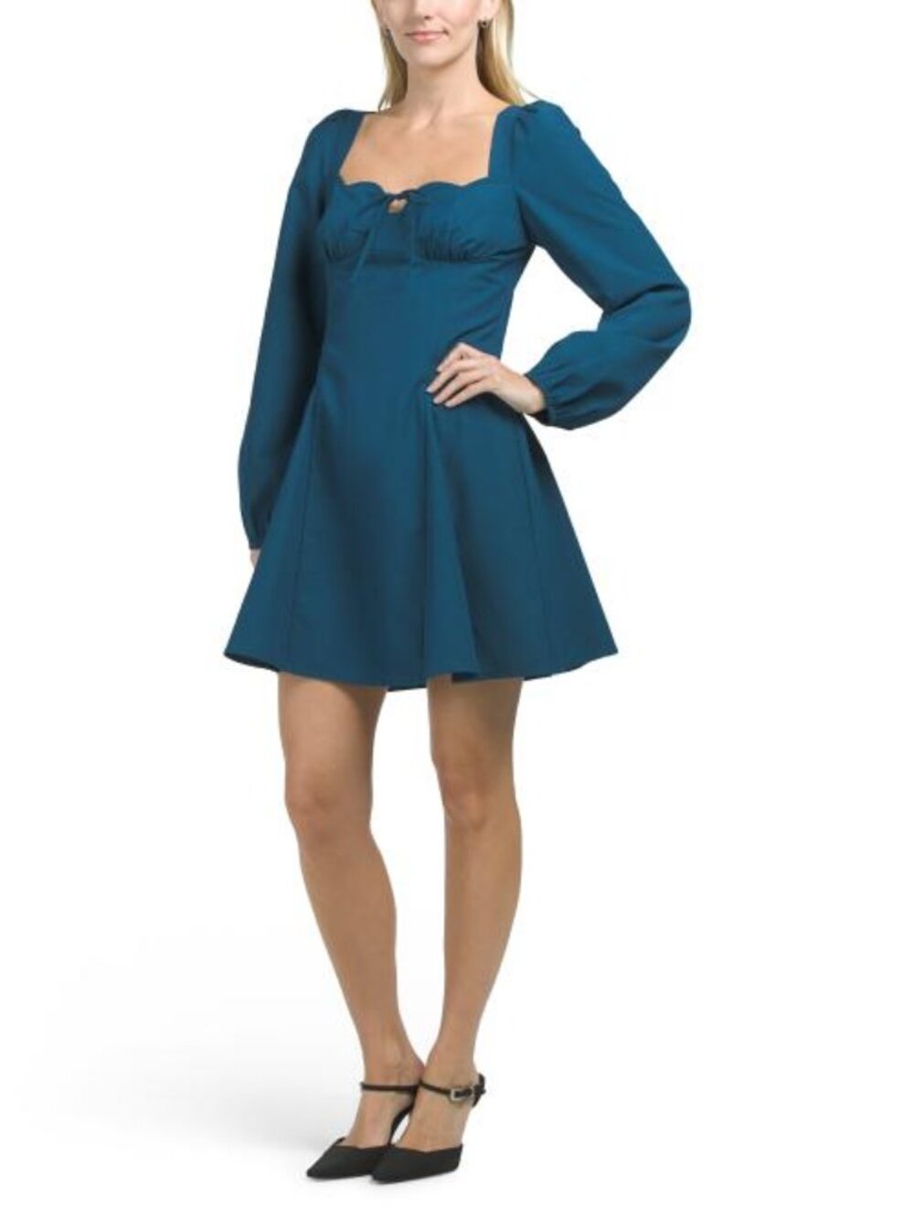 IDEM DITTO Mini Dress With Heart Bust